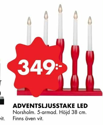 ÖoB Adventsljusstake led erbjuda