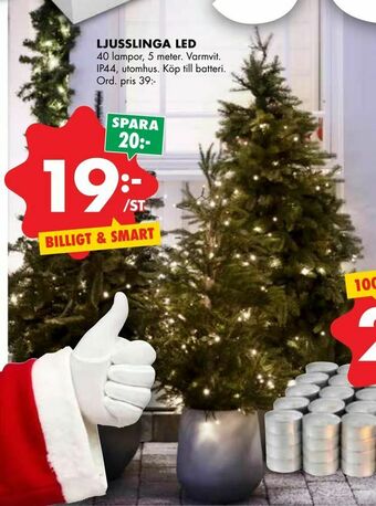 ÖoB Ljusslinga led erbjuda