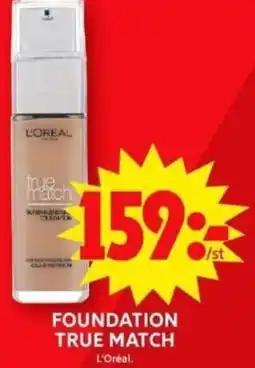 ICA Maxi FOUNDATION TRUE MATCH erbjuda