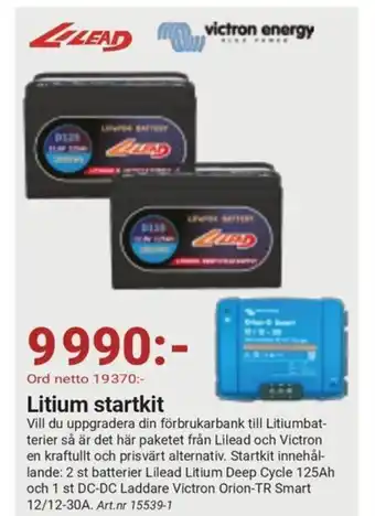 Erlandsons Brygga Litium startkit erbjuda