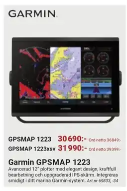 Erlandsons Brygga Garmin GPSMAP 1223 erbjuda