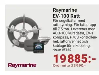 Erlandsons Brygga Raymarine EV-100 Ratt erbjuda