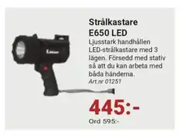 Erlandsons Brygga Strålkastare E650 LED erbjuda