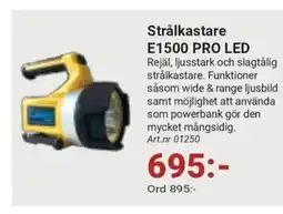 Erlandsons Brygga Strålkastare E1500 PRO LED erbjuda