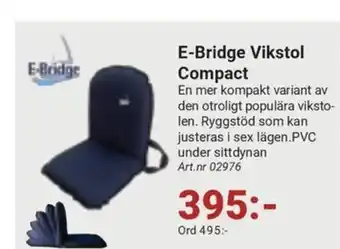 Erlandsons Brygga E-Bridge Vikstol Compact erbjuda