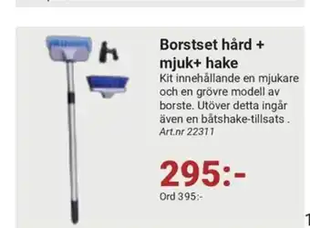 Erlandsons Brygga Borstset hård + mjuk+ hake erbjuda