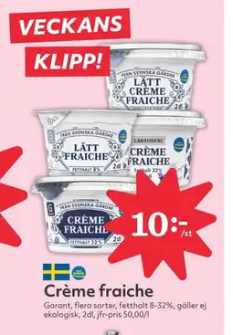 Hemköp Crème fraiche erbjuda