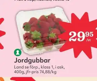 Hemköp Jordgubbar erbjuda