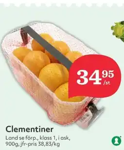 Hemköp Clementiner erbjuda