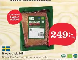 Hemköp Ekologisk biff erbjuda