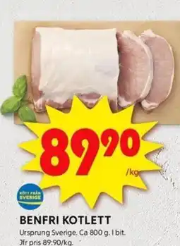 ICA Kvantum BENFRI KOTLETT erbjuda