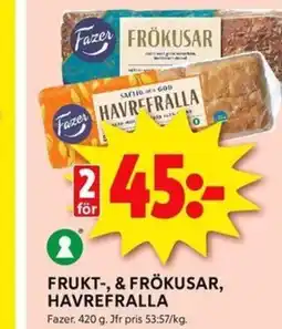ICA Kvantum FRUKT-, & FRÖKUSAR, HAVREFRALLA erbjuda