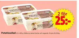 ICA Supermarket Potatissallad ICA. erbjuda