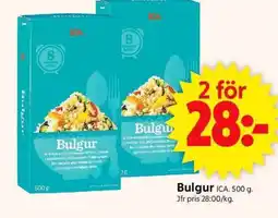 ICA Supermarket Bulgur ICA. erbjuda