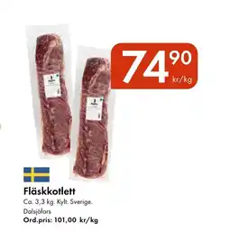 Snabbgross Fläskkotlett erbjuda