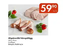 Snabbgross Alspånsrökt hönspålägg erbjuda