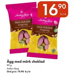 Snabbgross Ägg med mörk choklad erbjuda