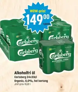 Eurocash CARLSBERG Alkoholfri öl erbjuda