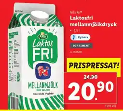 Lidl Arla Ko Laktosfri mellanmjölkdryck erbjuda