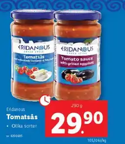 Lidl Eridanous Tomatsås erbjuda