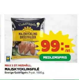 Coop MAJSKYCKLINGFILÉ erbjuda