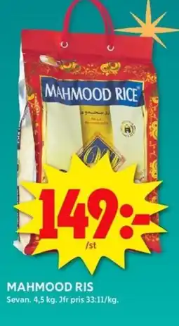 ICA Kvantum SEVAN Mahmood ris erbjuda