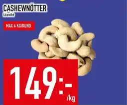 Matdax Cashewnötter erbjuda