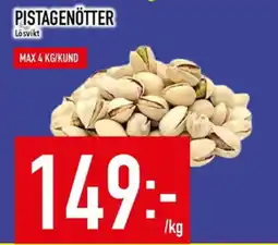 Matdax Pistagenötter erbjuda