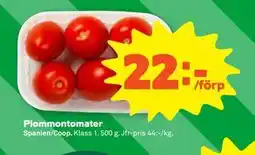 Stora Coop Plommontomater erbjuda