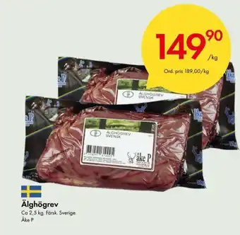 Åke P Älghögrev 2,5kg
