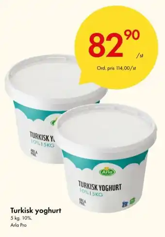 Snabbgross Arla Pro Turkisk yoghurt 5kg erbjuda