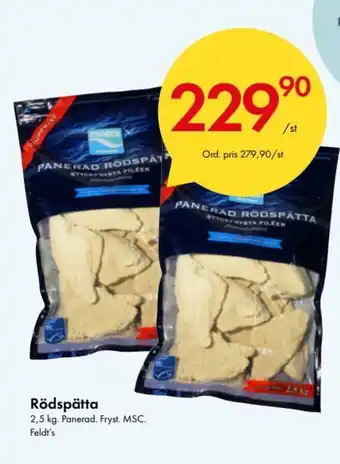 Feldt's Rödspätta 2,5kg