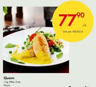Snabbgross Quorn Fillets 1kg erbjuda