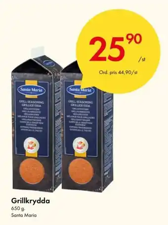 Santa Maria Grillkrydda 650g