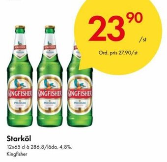 Snabbgross Kingfisher Starköl 12x65 cl erbjuda
