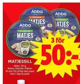 ICA Maxi MATJESSILL erbjuda