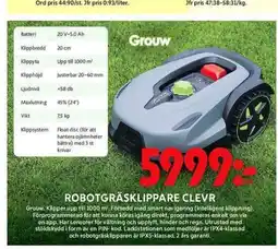 ICA Maxi ROBOTGRÄSKLIPPARE CLEVR erbjuda