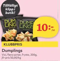 Hemköp Dumplings erbjuda