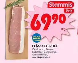 ICA Kvantum Fläskytterfilé erbjuda