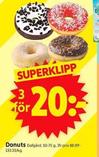 ICA Supermarket Donuts erbjuda