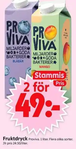 ICA Supermarket PROVIVA Fruktdryck erbjuda