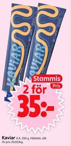 ICA Supermarket Kaviar erbjuda