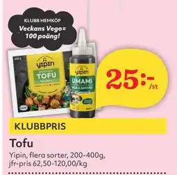 Hemköp Tofu erbjuda