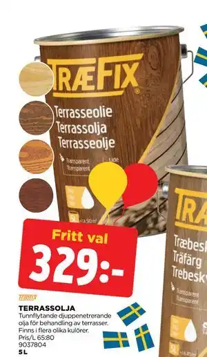 Jem&Fix TERRASSOLJA erbjuda