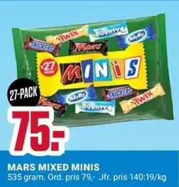 MARS mixed minis