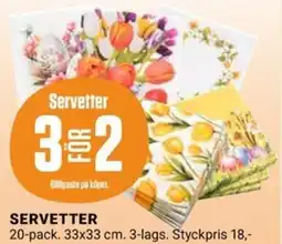 ÖoB Servetter erbjuda