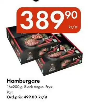 Snabbgross Hamburgare erbjuda