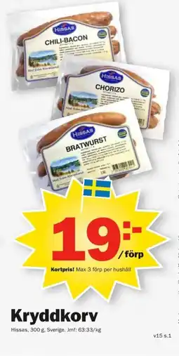 Pekås Kryddkorv erbjuda