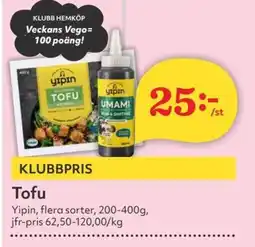 Östenssons YIPIN Tofu erbjuda