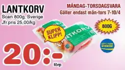 Nya Pulsen SCAN Lantkorv erbjuda